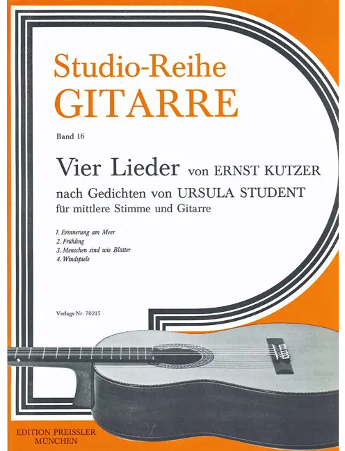 Vier Lieder op. 109